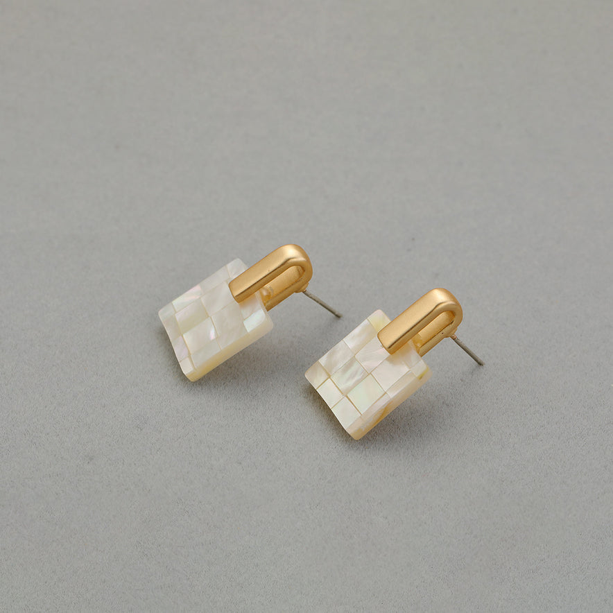 Mosaic Shell Earrings