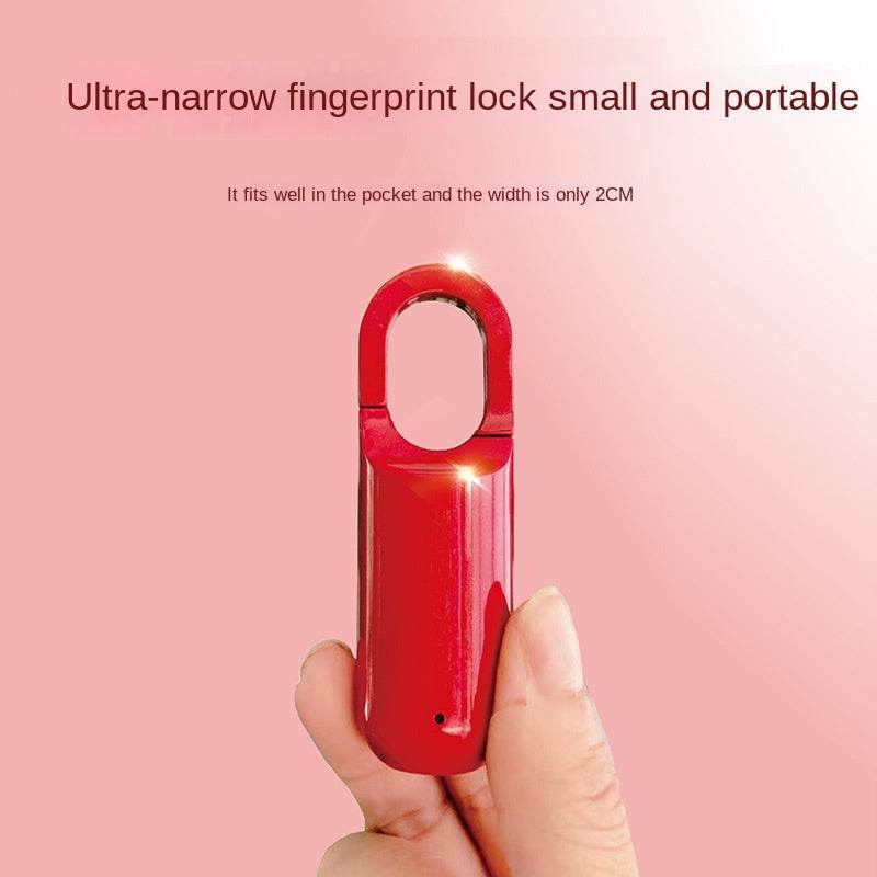 Smart USB Rechargeable Fingerprint Lock for Backpack and Luggage Security