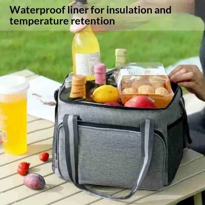 Waterproof Insulated Thermal Lunch Bag for Work and School