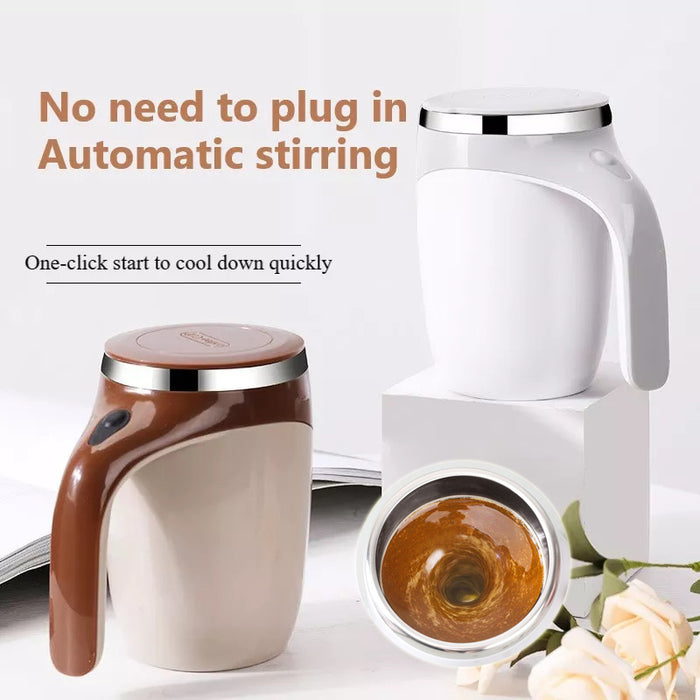 Rechargeable Electric Self-Stirring Coffee Mug for Coffee Tea and Shakes