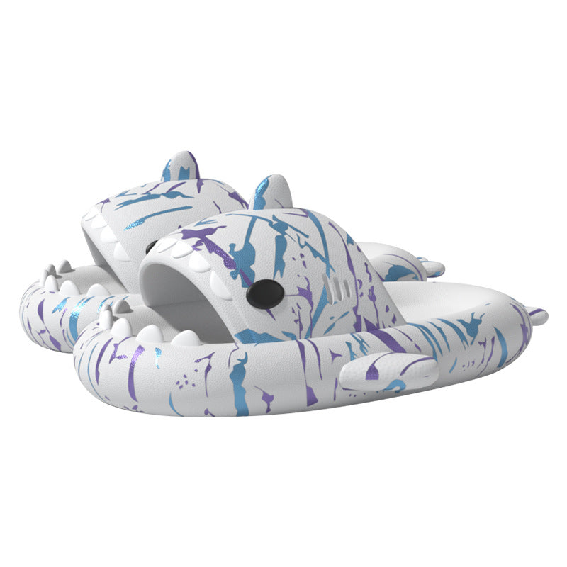Ins Punk Shark Slippers