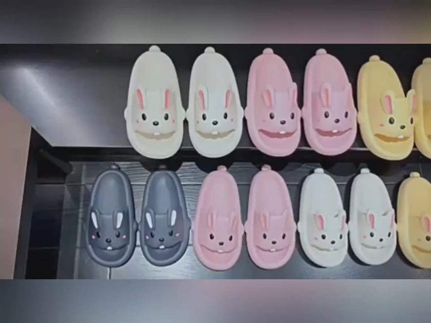 Cute Rabbit Slippers For Kids Women