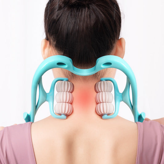 Multifunctional wheel Neck Massager