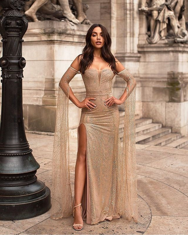 Side slit dress