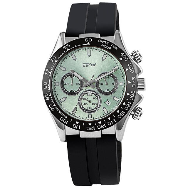 Multifunction Silicone Quartz Watch