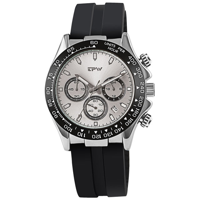 Multifunction Silicone Quartz Watch