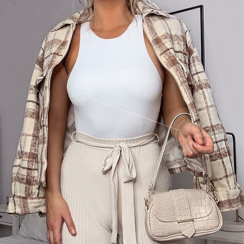 Round Neck Sleeveless Body suit