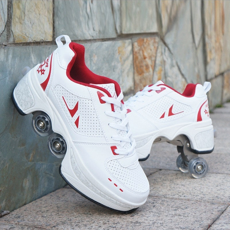 Childrens Heelys Single And Double Roller Skates