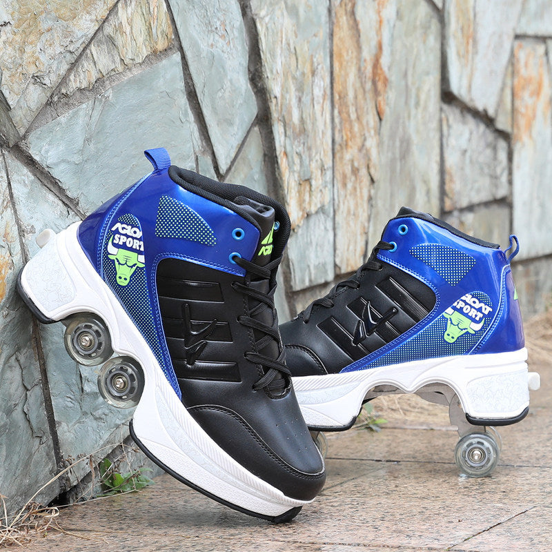 Childrens Heelys Single And Double Roller Skates