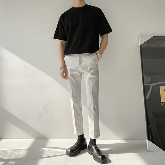 Hong Kong Style Men's Casual T-shirt