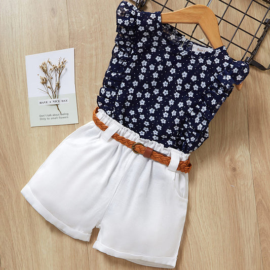 Kids T-Shirt Shorts Suit