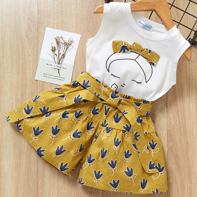 Kids T-Shirt Shorts Suit
