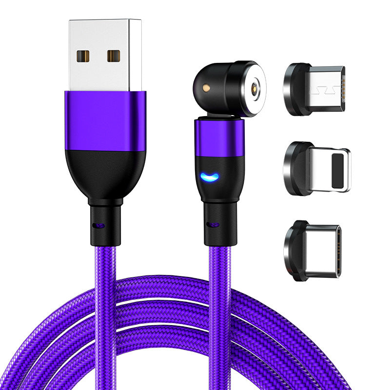 3-in-1 Bent Magnetic Cable