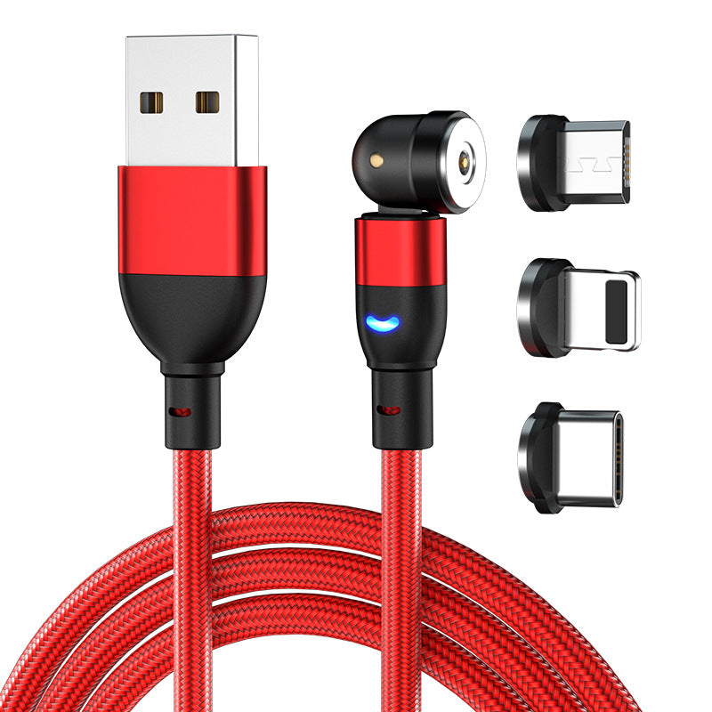 3-in-1 Bent Magnetic Cable