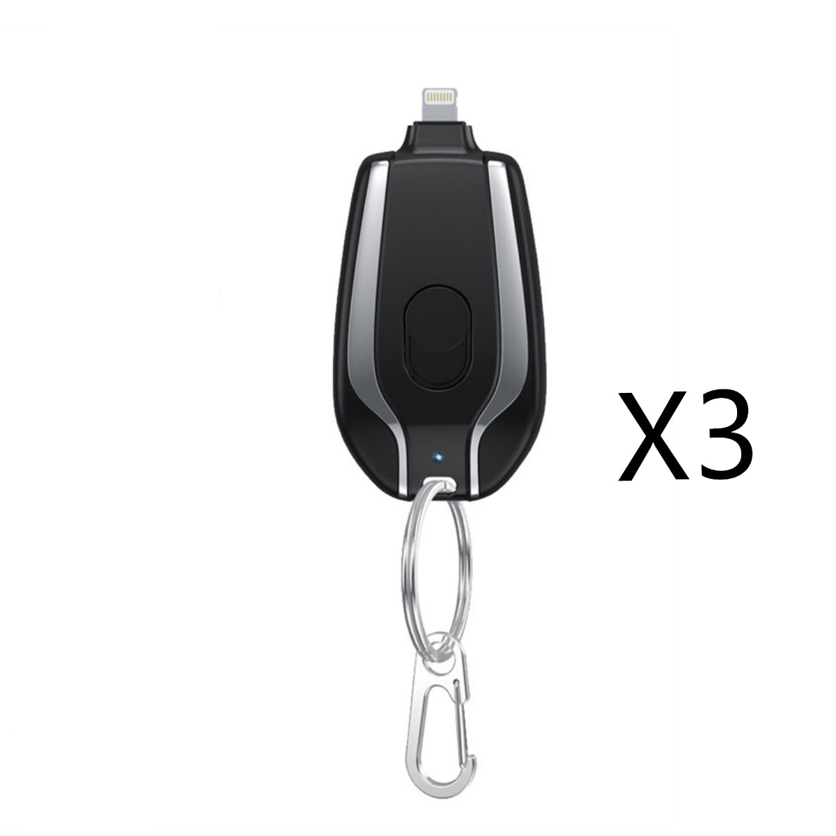 Mini power bank keychain