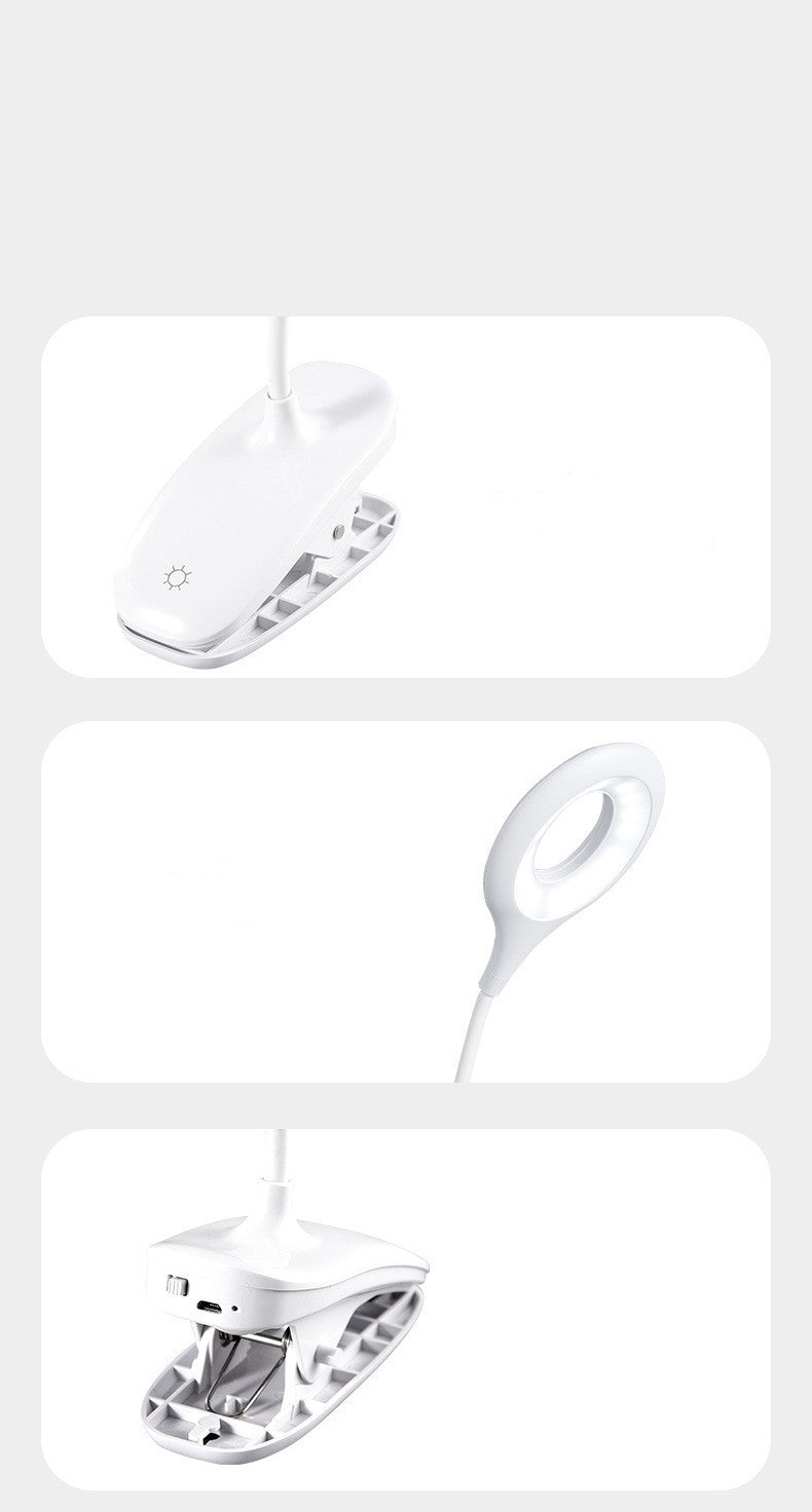 Clip lamp adjustable °360 rechargeable