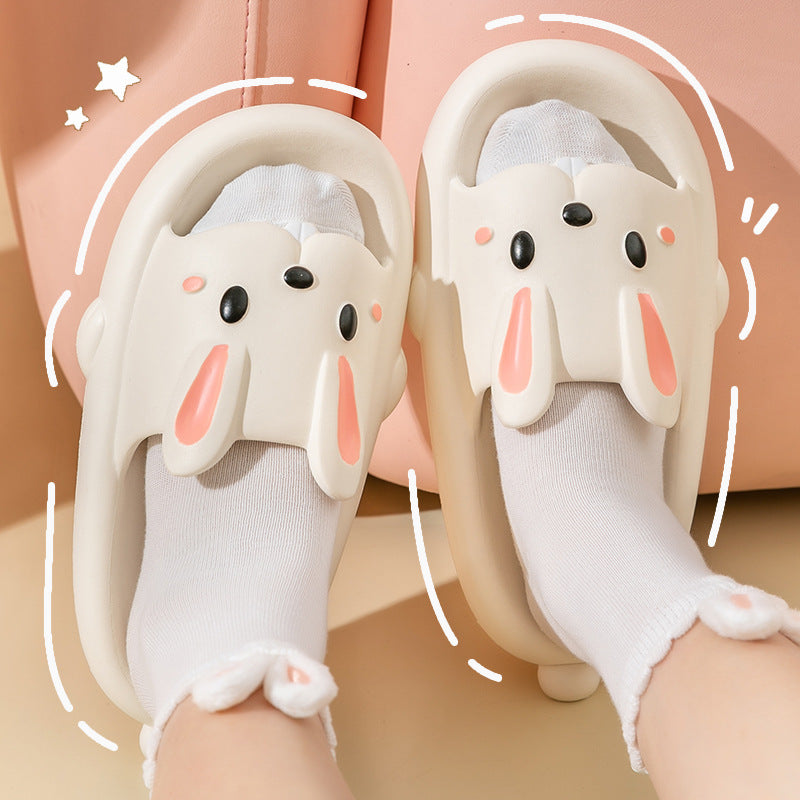 Cute Rabbit Slippers For Kids Women