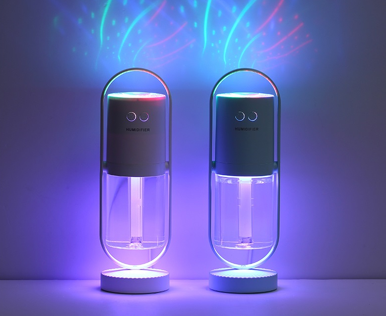 USB Air Humidifier With Projection Lights