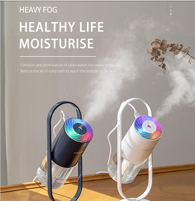 USB Air Humidifier With Projection Lights