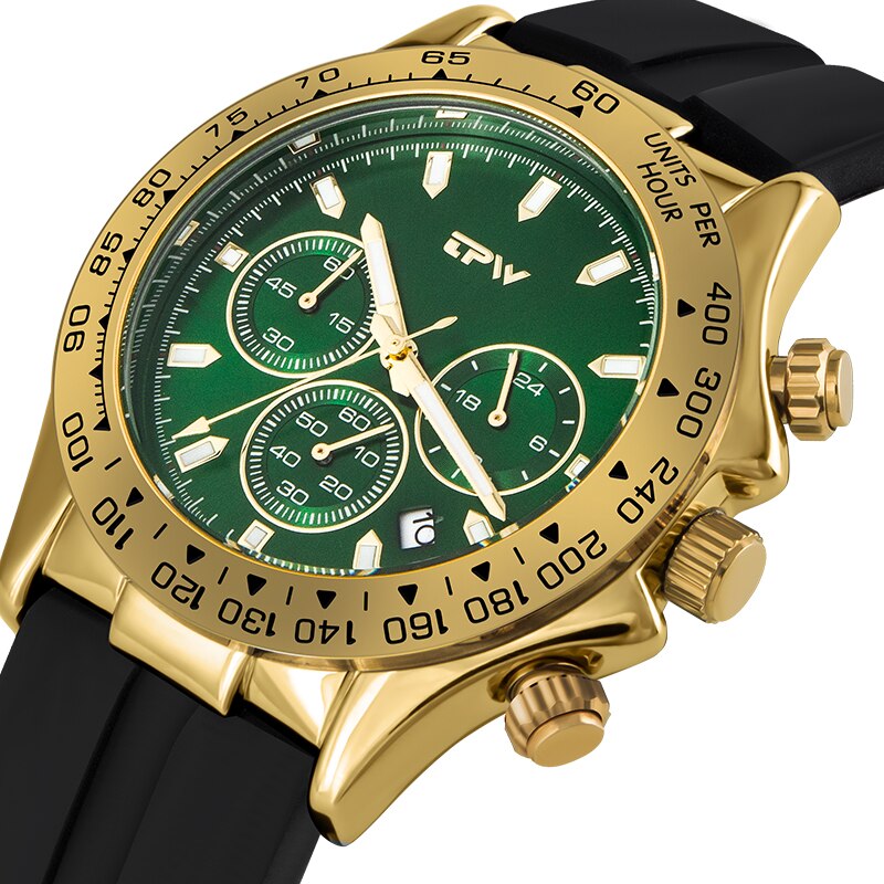 Multifunction Silicone Quartz Watch