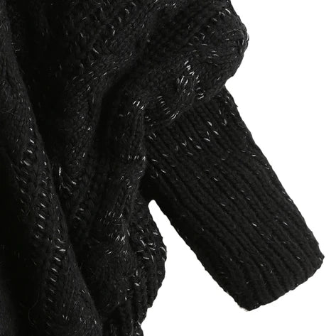 The bat sleeve cardigan collars sweater