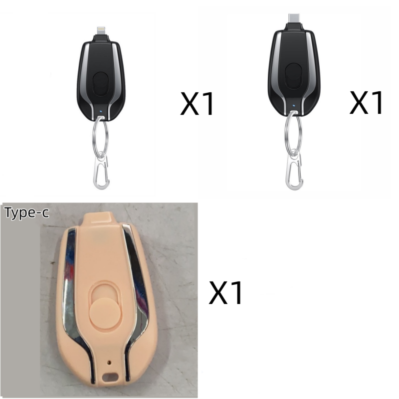 Mini power bank keychain