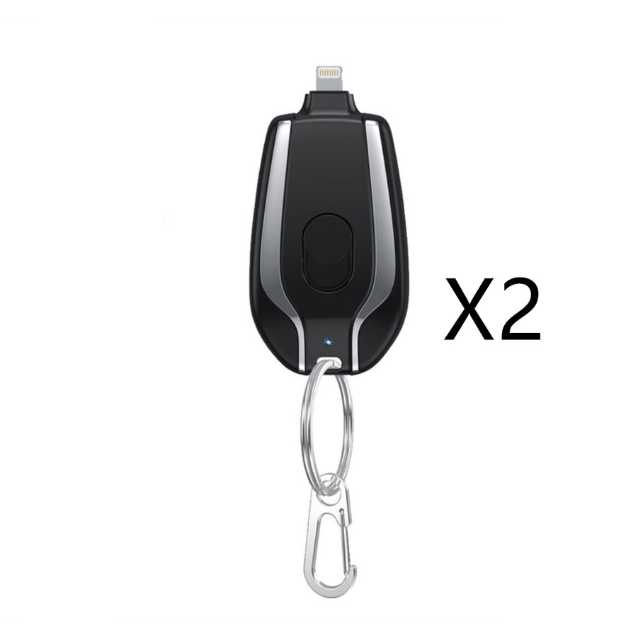 Mini power bank keychain