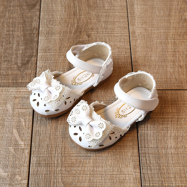 Girls half Bow Sandals
