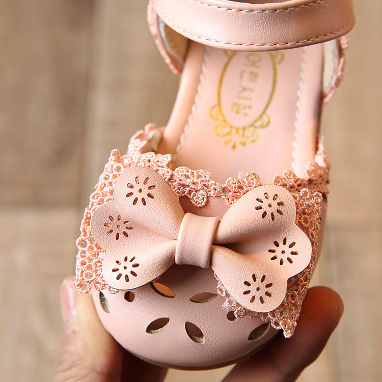Girls half Bow Sandals