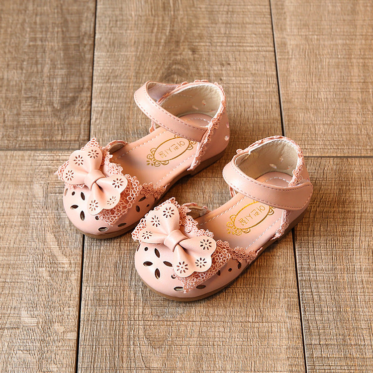 Girls half Bow Sandals