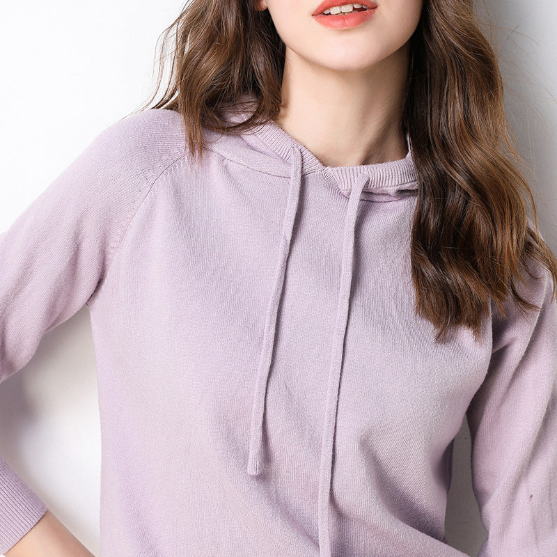 Women's hooded sweater