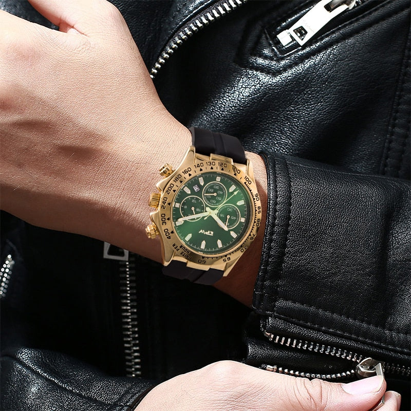 Multifunction Silicone Quartz Watch