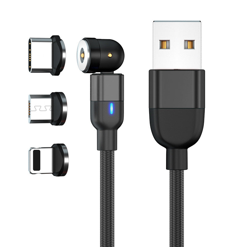 3-in-1 Bent Magnetic Cable