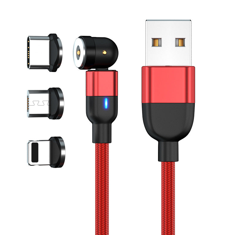 3-in-1 Bent Magnetic Cable