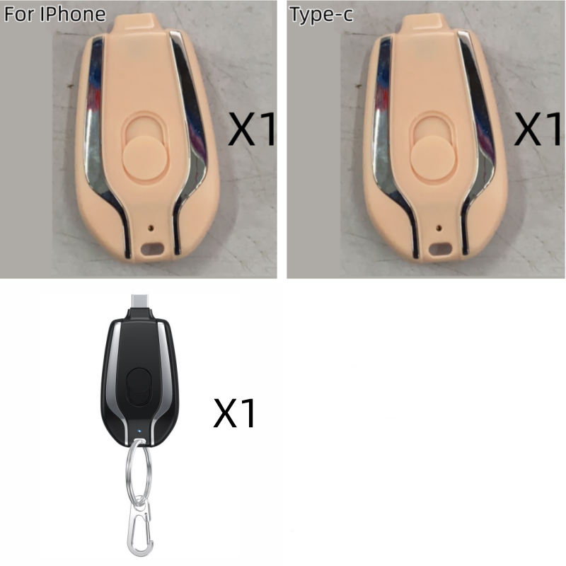 Mini power bank keychain