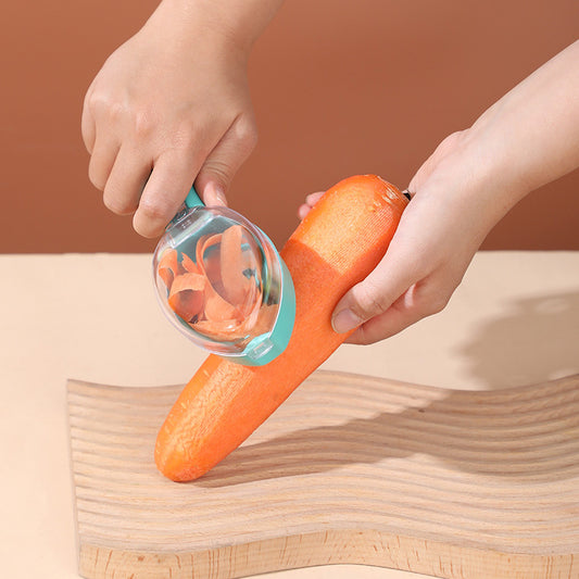 Covered Storage Type Peeler