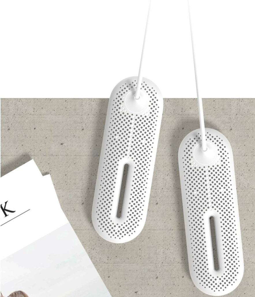 Footwear drying device in winter