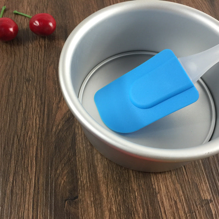 Silicone cream mixing spatula