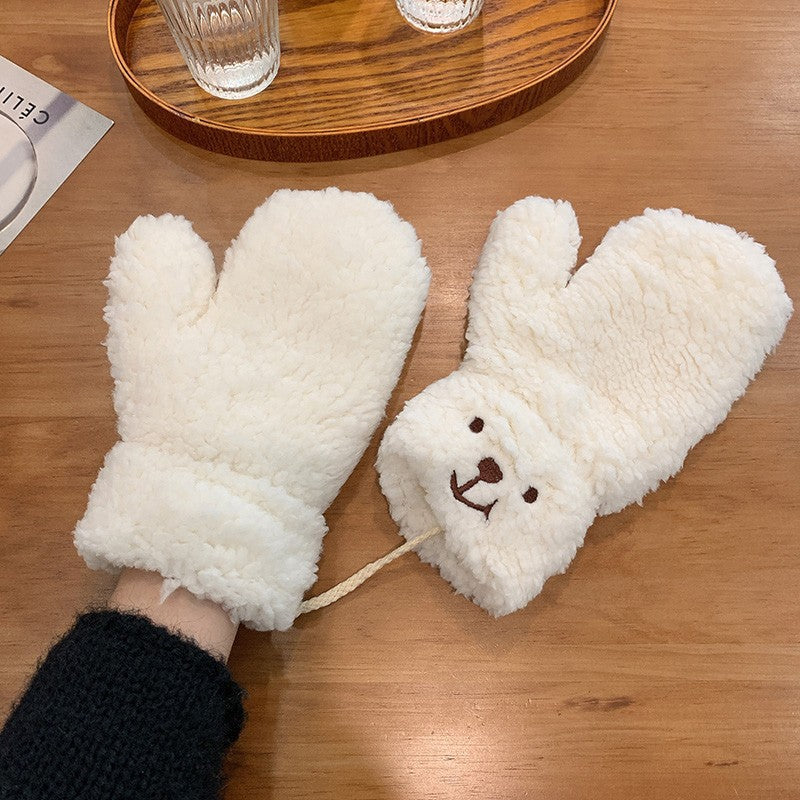 Warm Thick Cartoon Plush Gloves