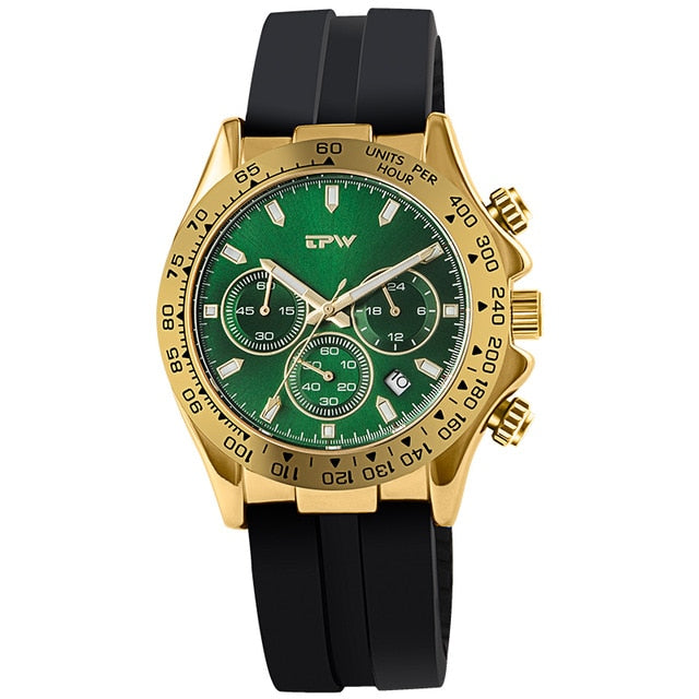 Multifunction Silicone Quartz Watch