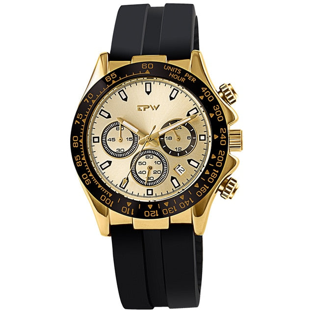 Multifunction Silicone Quartz Watch