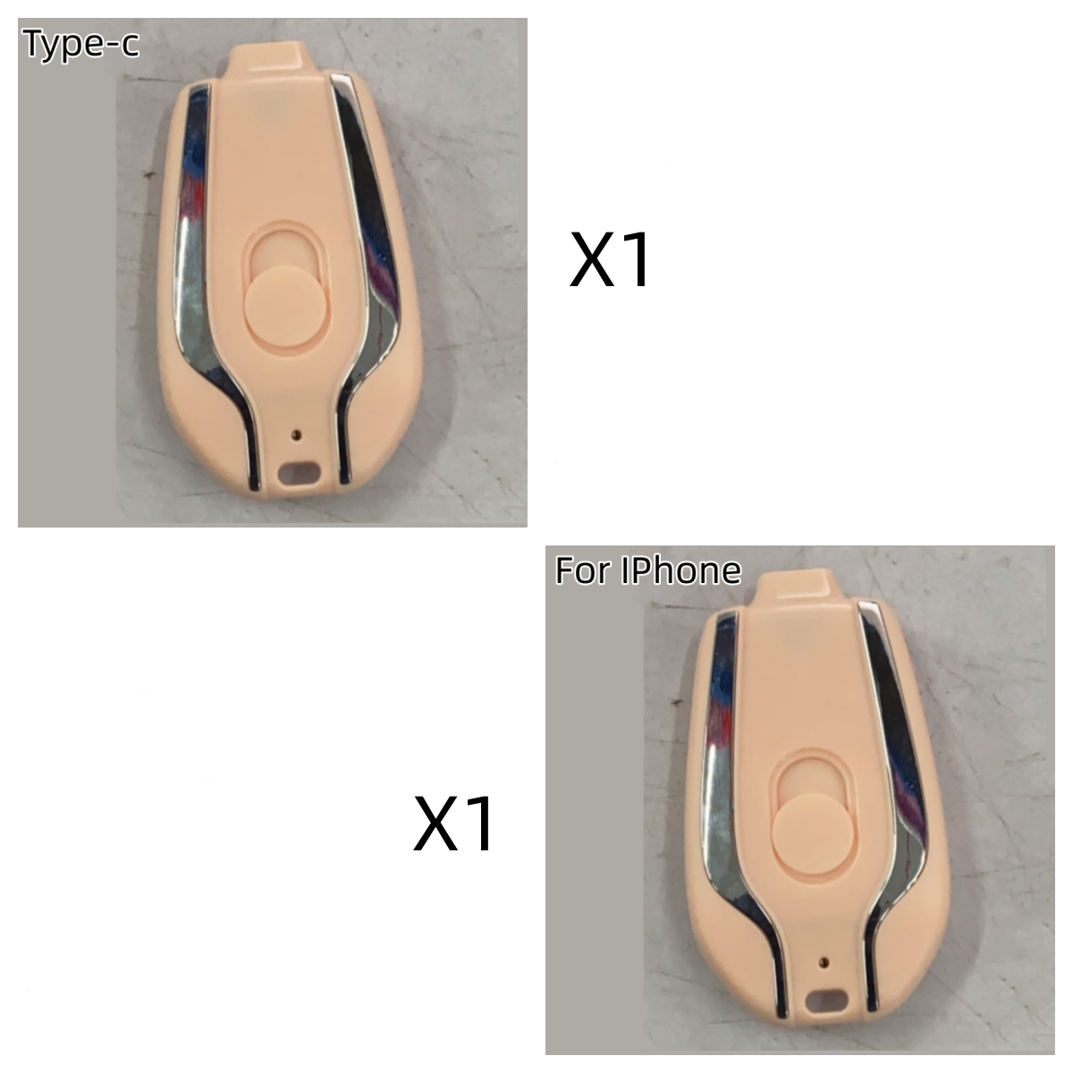 Mini power bank keychain