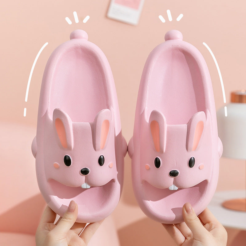 Cute Rabbit Slippers For Kids Women