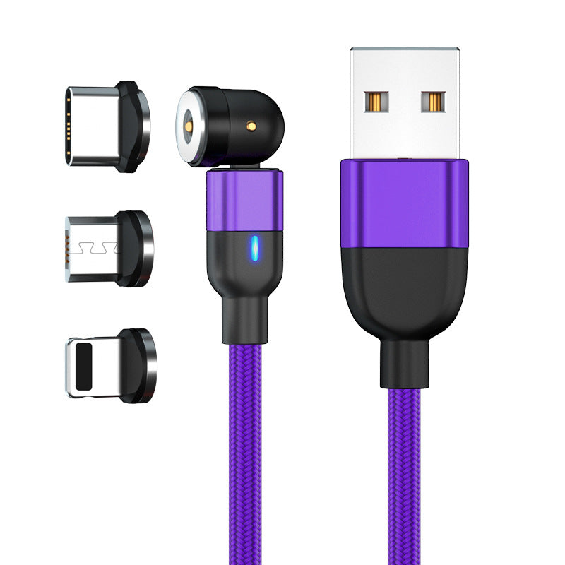 3-in-1 Bent Magnetic Cable