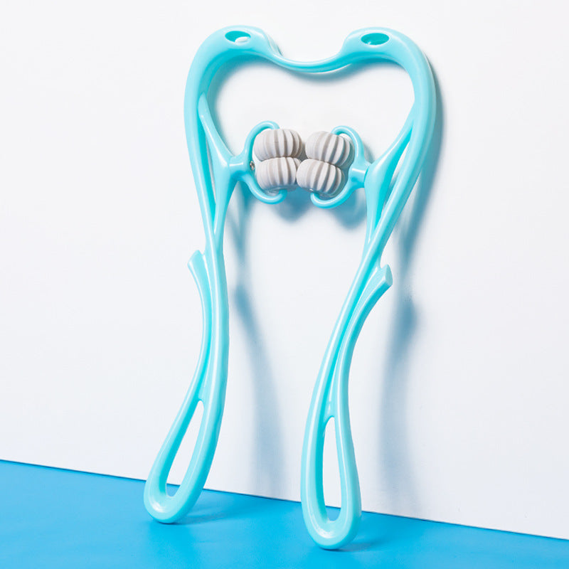 Multifunctional wheel Neck Massager