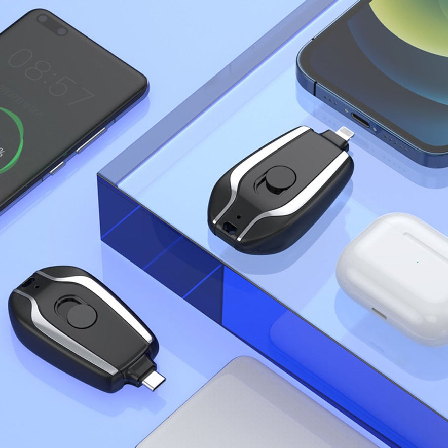 Mini power bank keychain