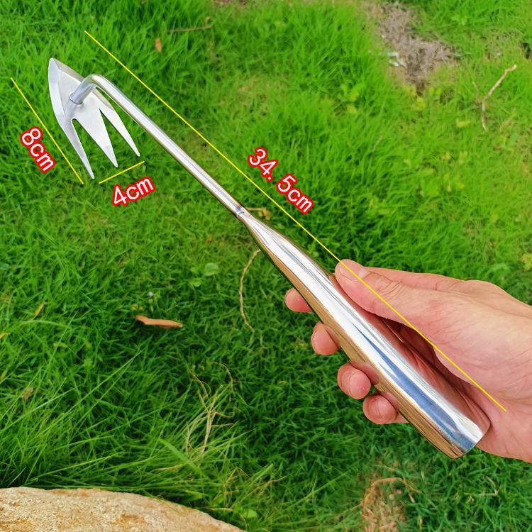Stainless steel weeding tool
