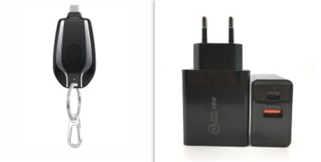 Mini power bank keychain