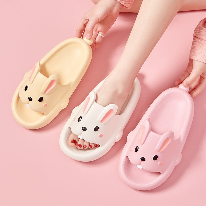 Cute Rabbit Slippers For Kids Women