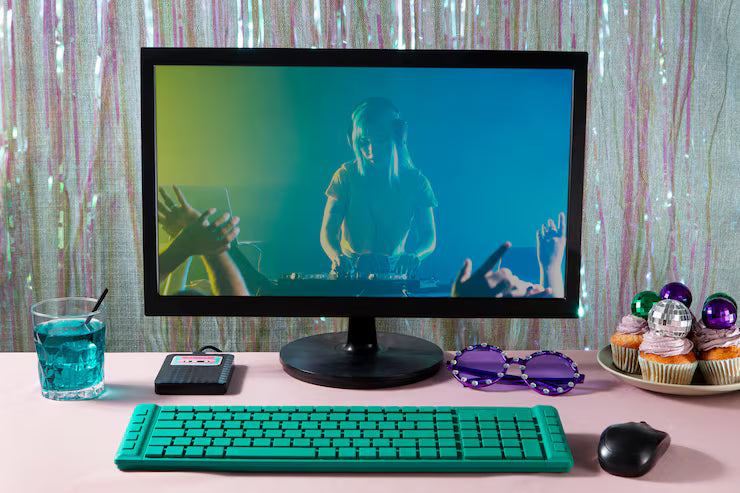 Computer and mouse